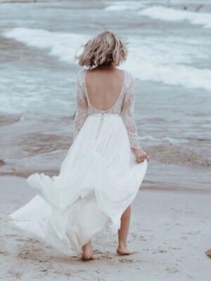 Robe de Mariée Bohème Perle de Rosée