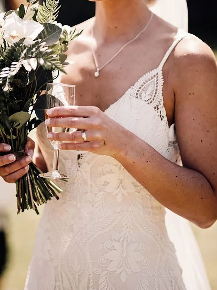 Robe de Mariée Boho Vintage 4 Robe de Mariée Bohème Écho du Désir