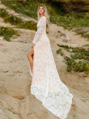Robe de Mariée Bohème Jardin Secret