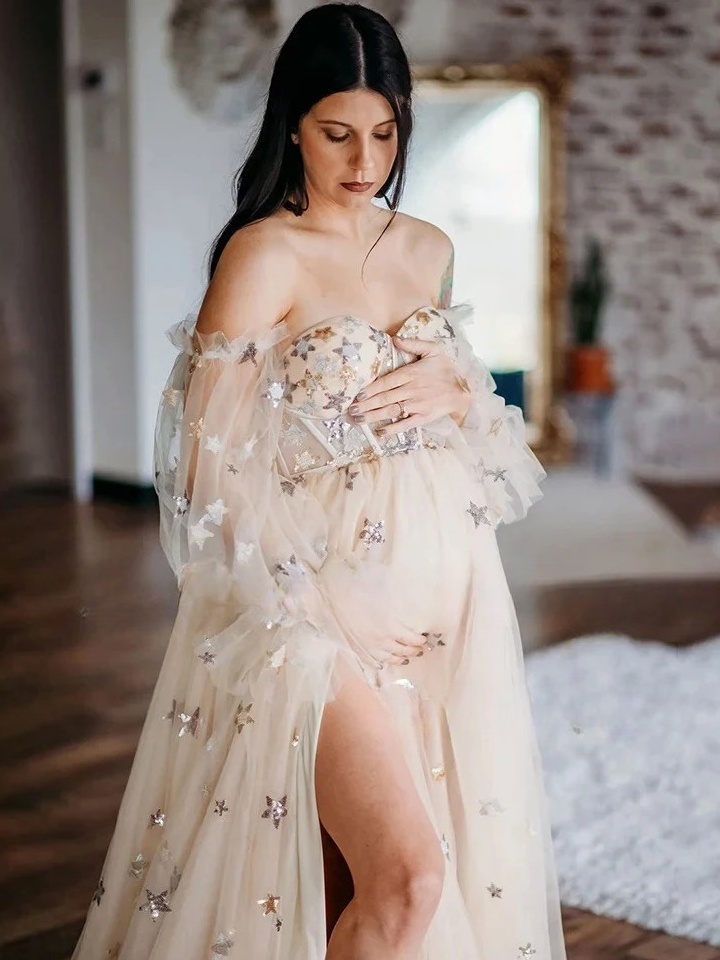 Robe de Mariée Grossesse Chic et Champêtre 3 Robe de Mariée Grossesse Chic et Champêtre – Image 3