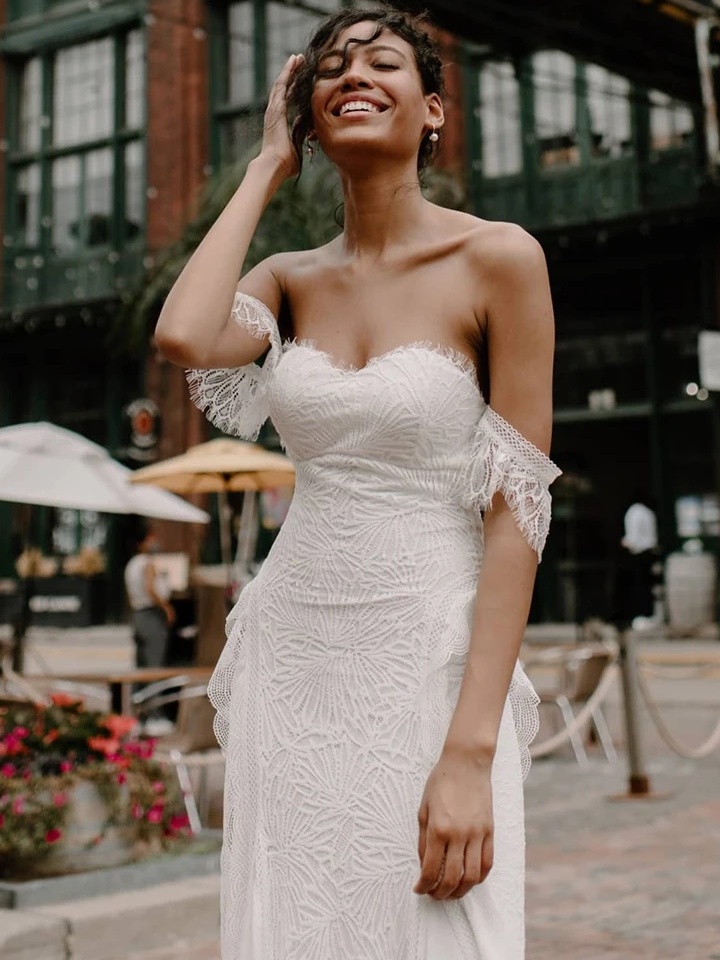 Robe de Mariée Bohème 2 Robe de Mariée Bohème Symphonie d’Étoiles