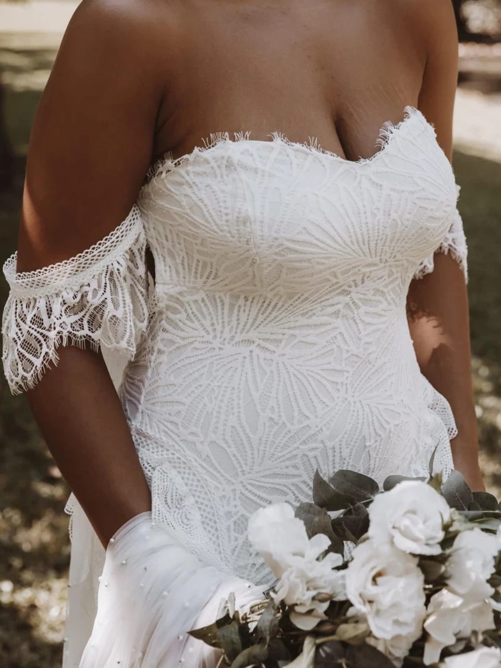 Robe de Mariée Bohème 4 Robe de Mariée Bohème Symphonie d’Étoiles