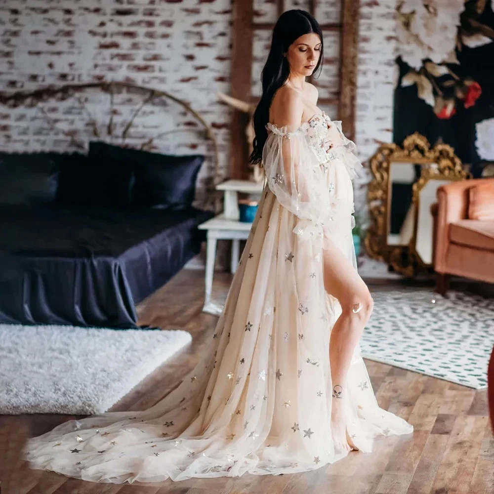 Robe de Mariée Grossesse Chic et Champêtre 2 Robe de Mariée Bohème Aura Nomade