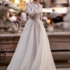 Robe de Mariée Princesse Bohème Champêtre avec Manches 9 Robe de Mariée Princesse Bohème Champêtre avec Manche