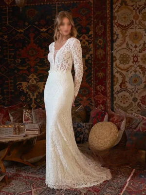 Robe de Mariée Bohème L’Âme Vagabonde