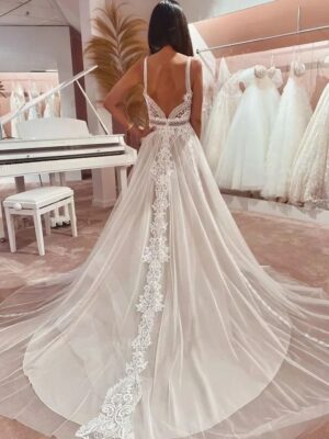 Robe de Mariée Bohème Clair de Soie