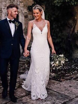 Robe de Mariée Boho Vintage