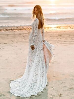 Robe de Mariée Bohème Jardin Secret