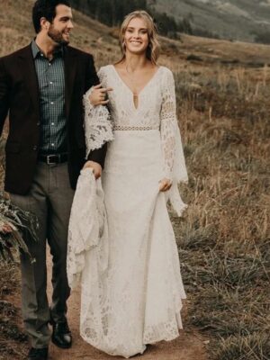 Robe de Gitane Mariage 5 Robe de Mariée Bohème Âme d’Écume