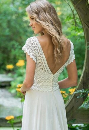 Dentelle Bohème Chic Champêtre Robe de Mariée 7 Robe de Mariée Bohème Lien d’Aurore