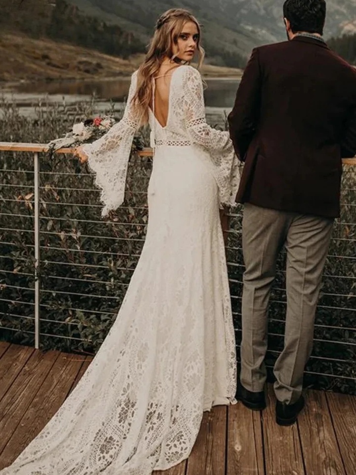 Robe de Gitane Mariage 4 Robe de Mariée Bohème Âme d’Écume