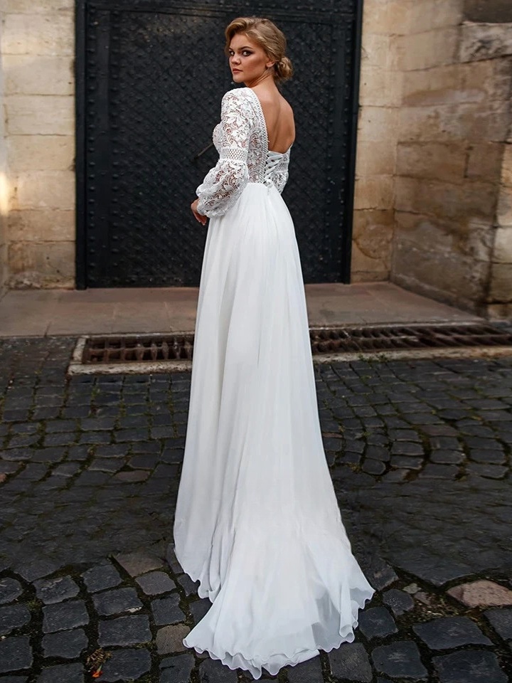 Robe de Mariée Mariage Champêtre 2 Robe de Mariée Bohème Lumière des Prés