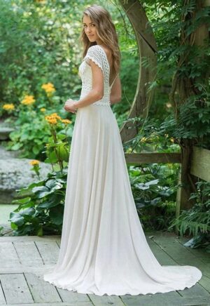 Robe de Mariée Bohème Lien d’Aurore