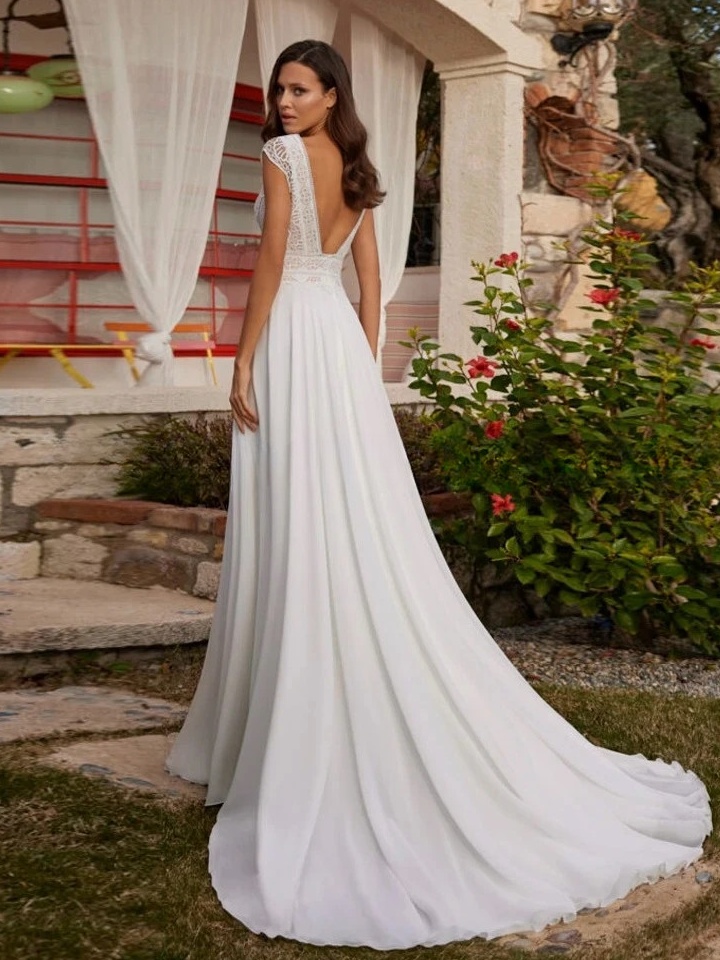 Robe de Cérémonie pour Mariage Champêtre 2 Robe de Mariée Bohème Élixir d’Étoiles