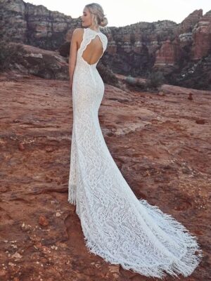 Robe de Mariée Bohème Étoile Blanche