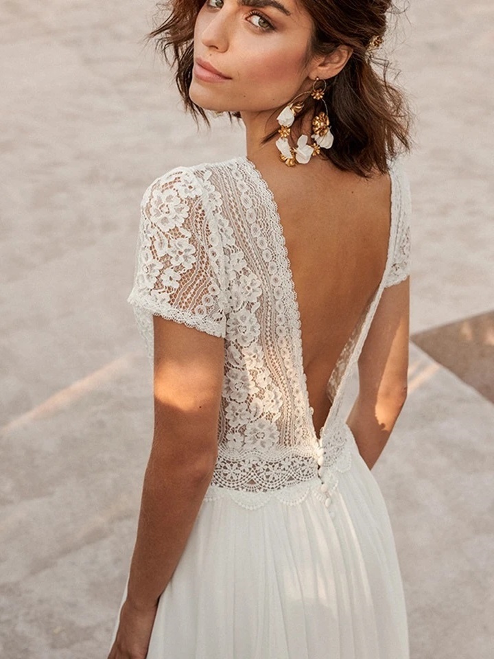 Robe de Mariée Bohème Chic 2020 2 Robe de Mariée Bohème Rêve Caché