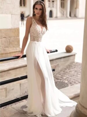 Robe de Mariée Bohème Parfum d’Horizon