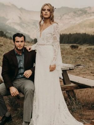 Robe de Gitane Mariage 6 Robe de Mariée Bohème Âme d’Écume