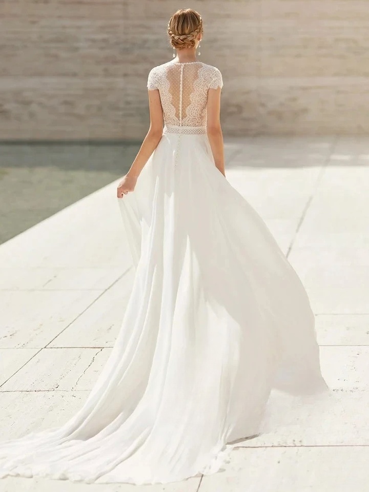 Robe de Mariée Bohème 2024 2 Robe de Mariée Bohème Harmonie Cachée