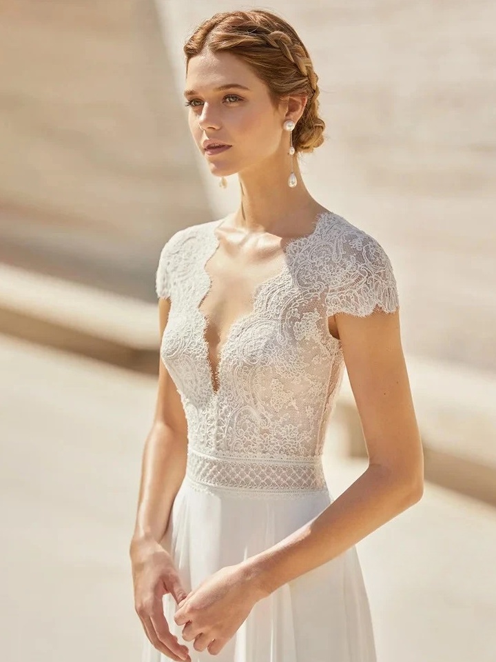 Robe de Mariée Bohème 2024 3 Robe de Mariée Bohème Harmonie Cachée
