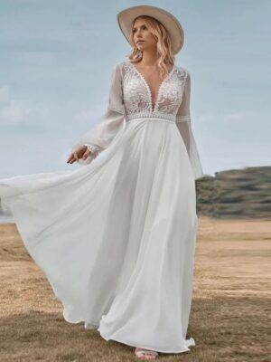 Robe de Mariage Bohème Chic