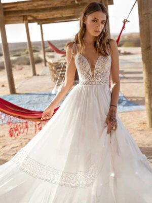 Robe de Mariage Gitan 6 Robe de Mariée Bohème Frisson du Matin