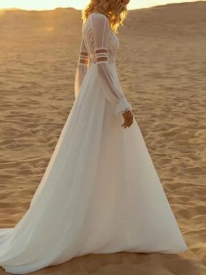 Robe de Mariée Bohème Parfum d’Éveil