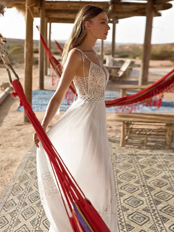 Robe de Mariage Gitan 4 Robe de Mariée Bohème Frisson du Matin