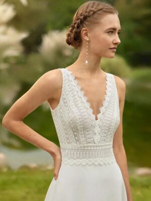 Robe de Mariée Bohème Chic 2022 5 Robe de Mariée Bohème Douceur Infinie