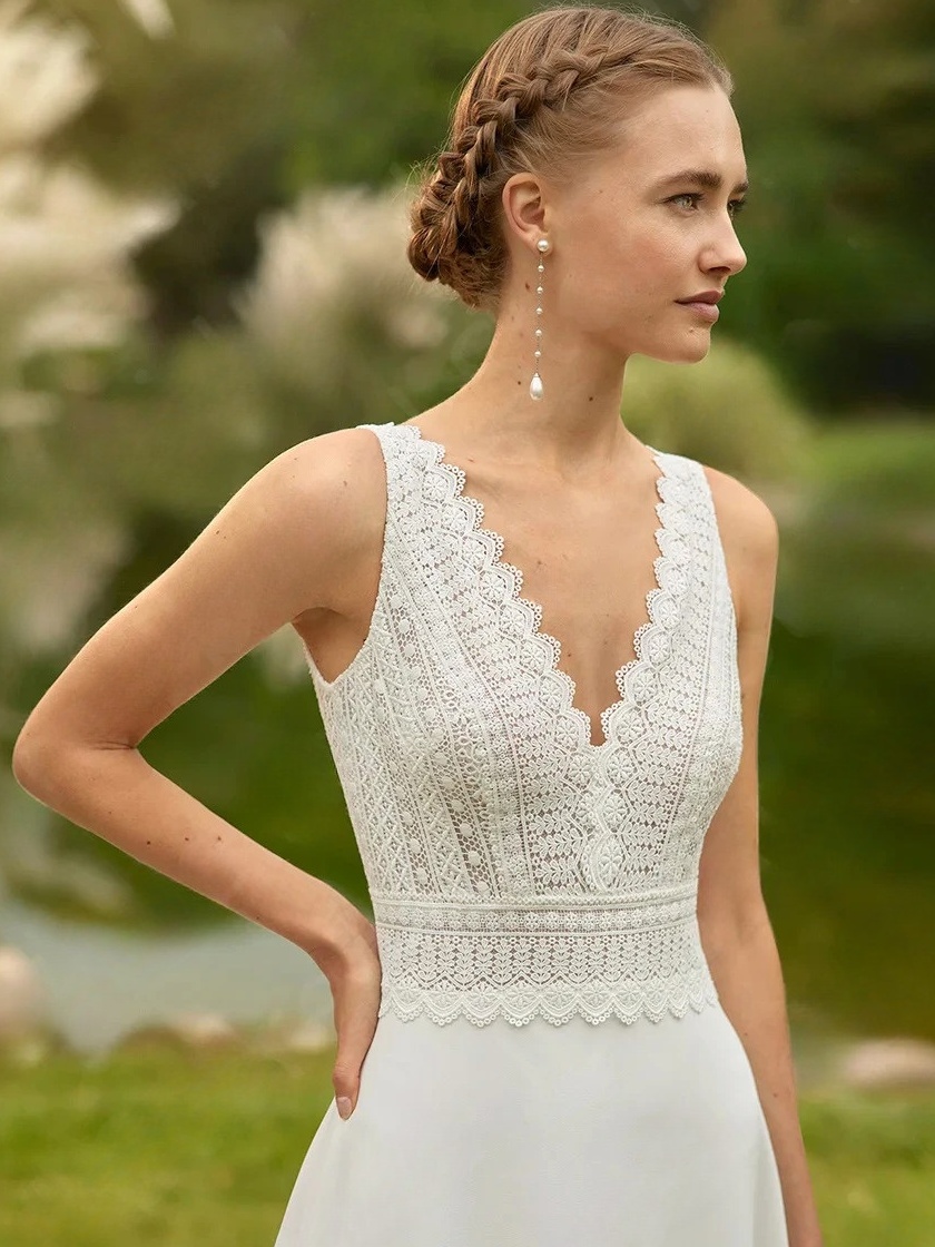 Robe de Mariée Bohème Chic 2022 3 Robe de Mariée Bohème Douceur Infinie