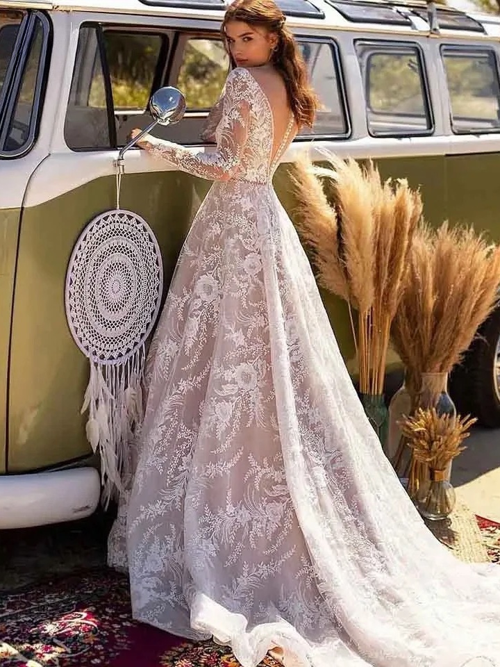 Robe de Mariée Bohème 2023 1 Robe de Mariée Bohème 2023