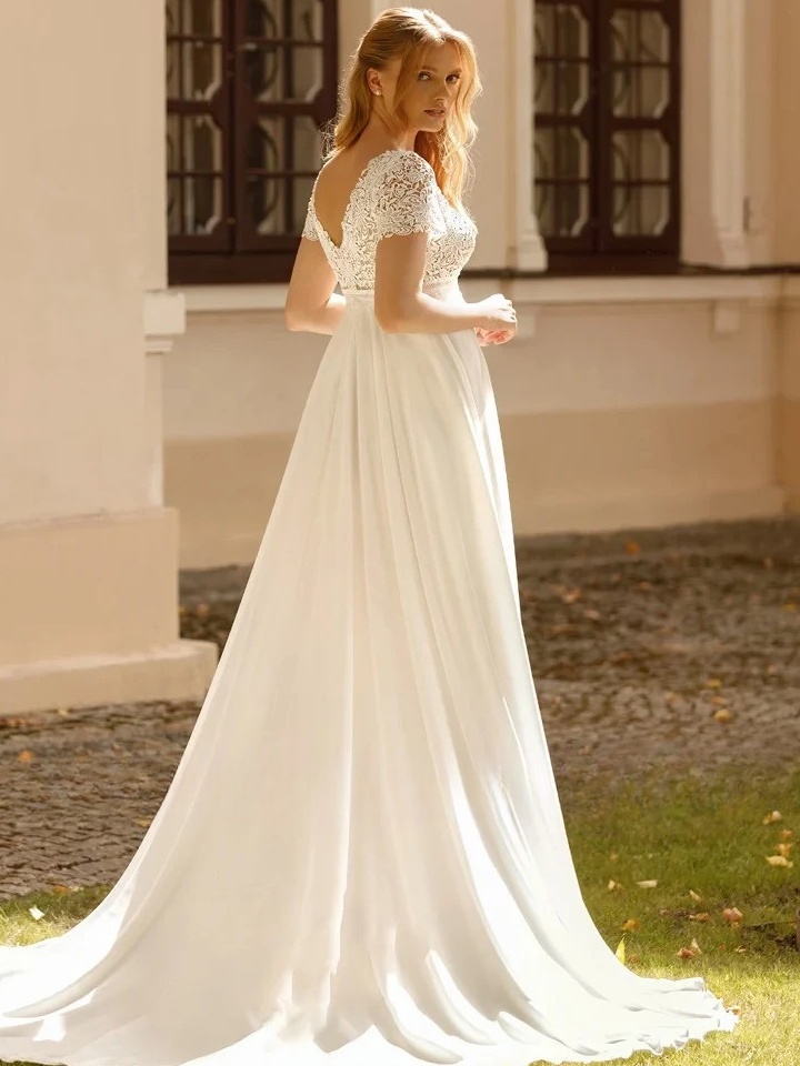 Champêtre Robe de Mariée Bohème 2 Robe de Mariée Bohème Secret du Ciel