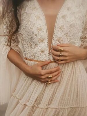 Robe de Mariée Bohème Voile Vagabond