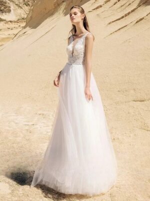 Robe de Mariage Simple bohème