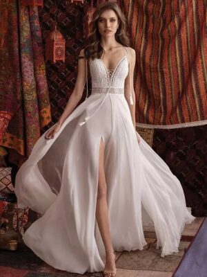 Robe de Mariée Bohème Vent d’Ivoire