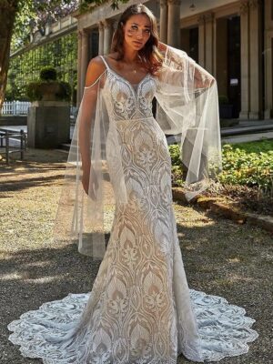 Bohème Robe de Mariée Dentelle