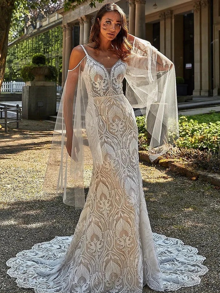 Bohème Robe de Mariée Dentelle 1 Bohème Robe de Mariée Dentelle