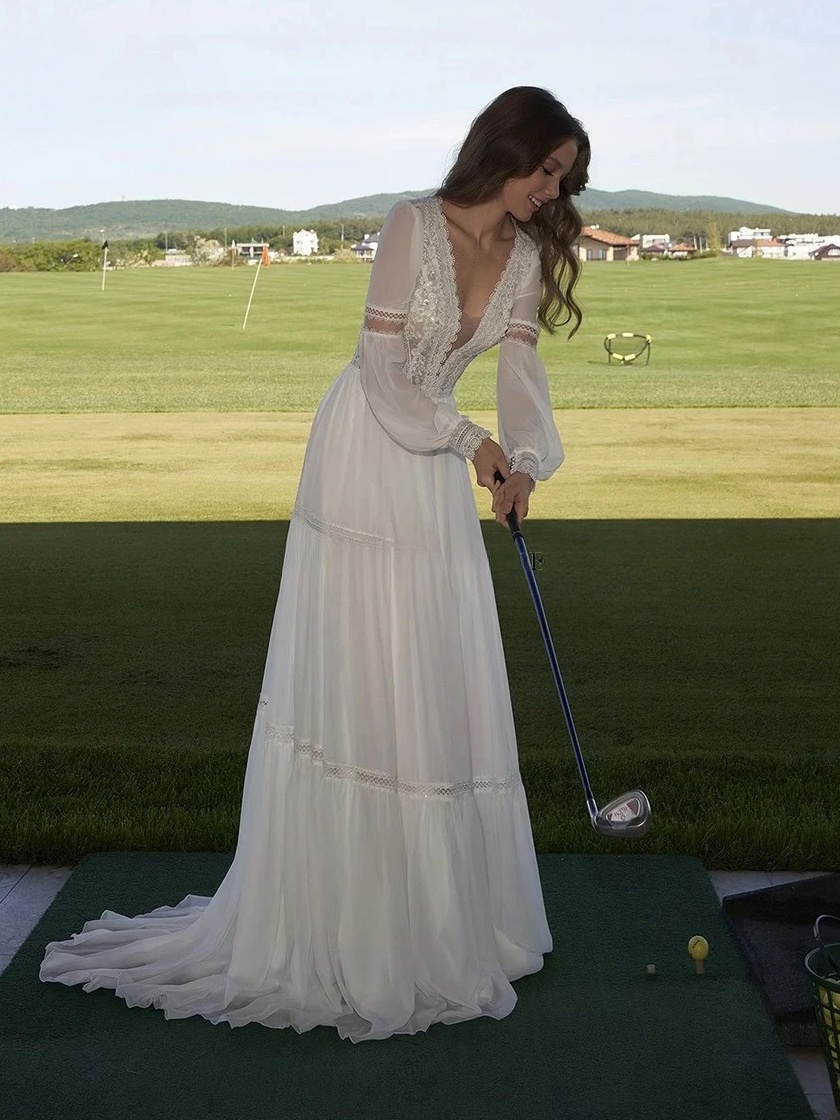 Romantique Robe de Mariée Bohème 1 Romantique Robe de Mariée Bohème