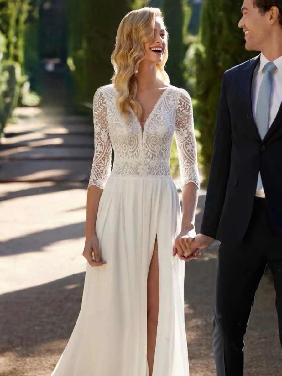 Champêtre Robe de Mariée Bohème Chic 3 Robe de Mariée Bohème Ivresse du Matin