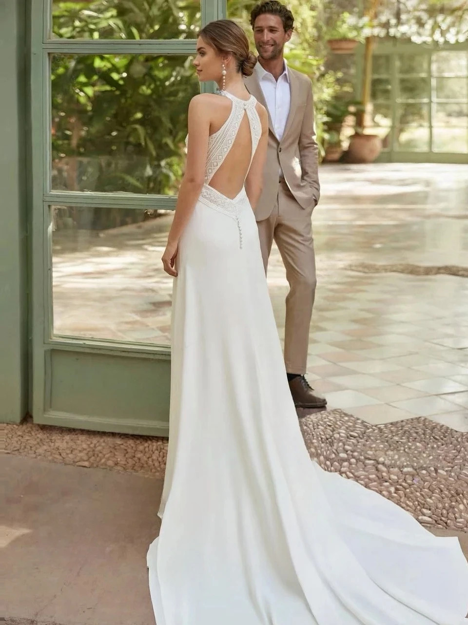 Robe de Mariée Bohème Luxe 2 Robe de Mariée Bohème Souffle Caché