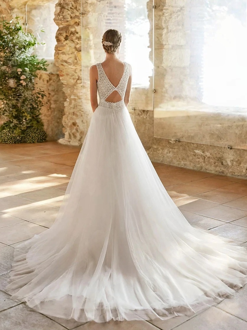 Robe de Mariée Bohème Civil 2 Robe de Mariée Bohème Rythme Secret