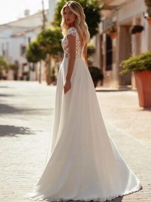 Robe de Mariée Hippie Bohème 3 Robe de Mariée Bohème Écho Lunaire