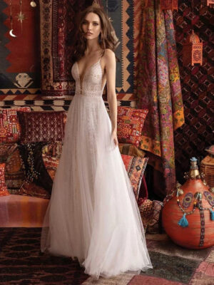 Robe de Mariée Romantique Bohème