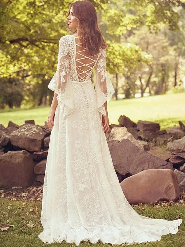 Robe de Mariée Vintage 2 Robe de Mariée Bohème Danse de Pétales