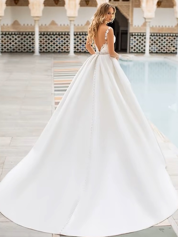 Robe de Mariée Princesse Dos Nu 2 Robe de Mariée Princesse Dos Nu – Image 2