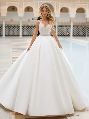 Robe de Mariée Princesse Dos Nu