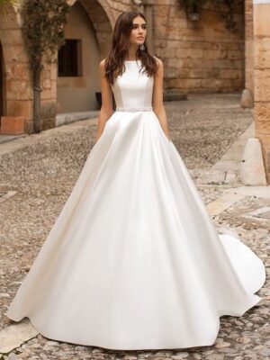 Robe de Mariée Princesse sans Manche