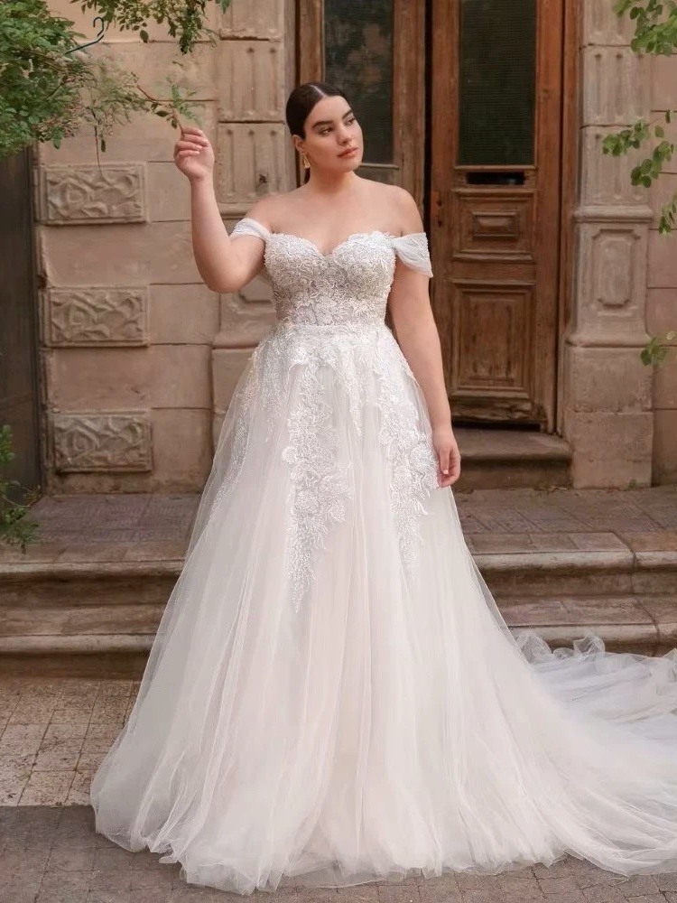 Robe de Mariée Femme Ronde 2019 2 Robe de Mariée Femme Ronde 2019 – Image 2