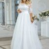 Robe de Mariée Simple Femme Ronde