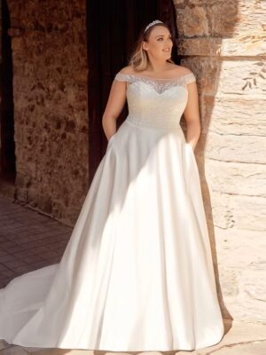 Robe de Mariage pour Femme Ronde
